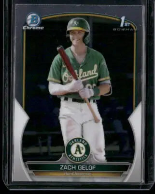 2023 Bowman Chrome Zack Gelof #BCP-1 1st Bowman Baseball - Baseball Card Single