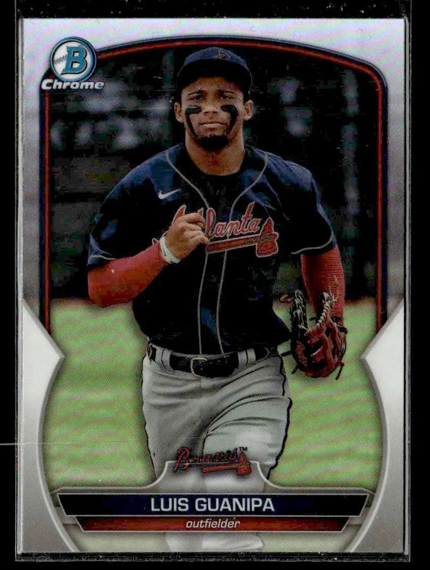 2023 Bowman Draft #BDC-78 Luis Guanipa Chrome Refractor - Baseball Card Single