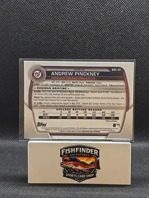 2023 Bowman Draft - Chrome Andrew Pinckney #BDC-40 Refractor - Baseball Card Single