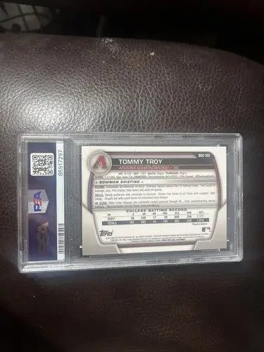 2023 Bowman Draft - Chrome #BDC-103 Tommy Troy PSA 9 - Baseball Card Single