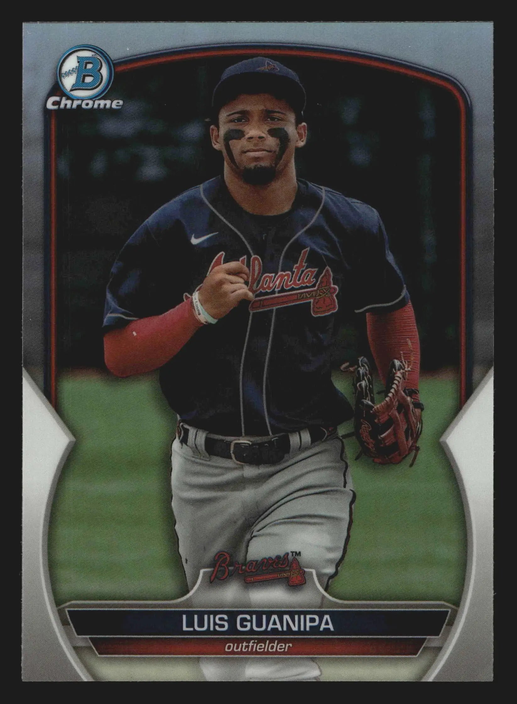 2023 Bowman Draft Chrome #BDC-78 Luis Guanipa Refractor Braves