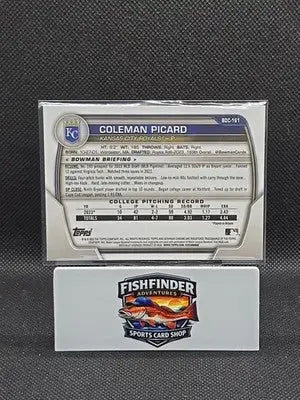 2023 Bowman Draft - Chrome Coleman Picard #BDC-161 Green Grass Refractor /99... - Baseball Card Single