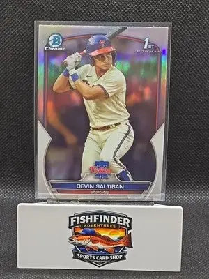 2023 Bowman Draft - Chrome Devin Saltiban #BDC-2 Refractor (RC) - Baseball Card Single