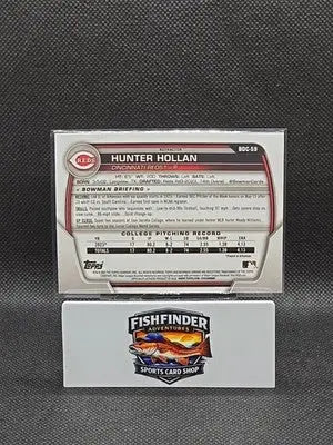 2023 Bowman Draft - Chrome Hunter Hollan #BDC-59 Refractor (RC) - Baseball Card Single
