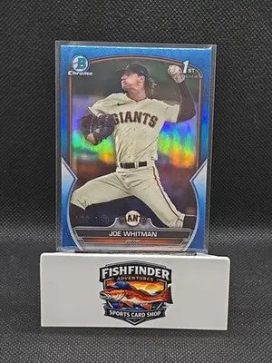 2023 Bowman Draft - Chrome Joe Whitman #BDC-98 Blue Refractor /150 (RC) - Baseball Card Single