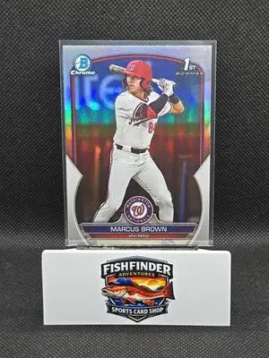 2023 Bowman Draft - Chrome Marcus Brown #BDC-26 Refractor (RC) - Baseball Card Single