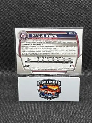 2023 Bowman Draft - Chrome Marcus Brown #BDC-26 Refractor (RC) - Baseball Card Single