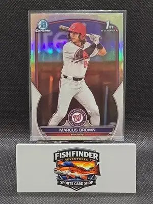 2023 Bowman Draft - Chrome Marcus Brown #BDC-26 Refractor (RC) - Baseball Card Single