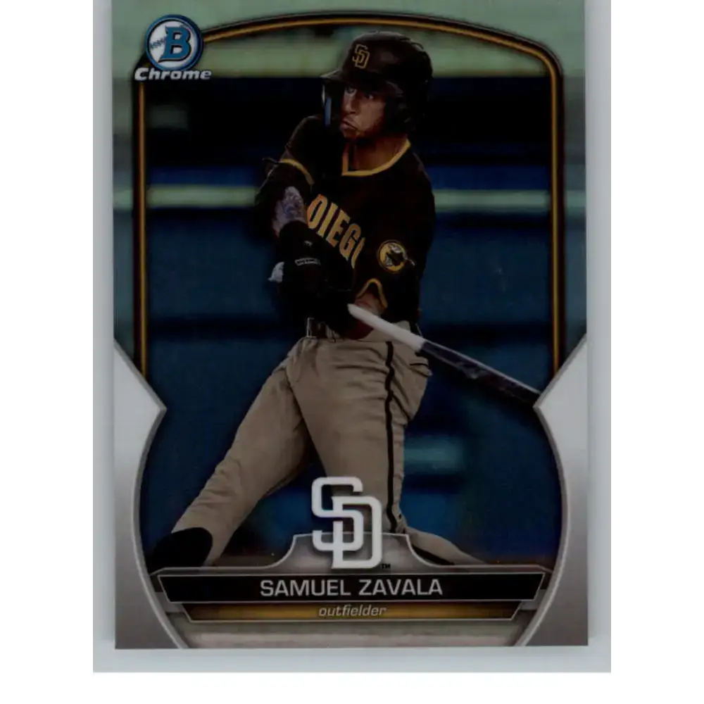2023 Bowman Draft Chrome Refractor #BDC-83 Samuel Zavala NM-MT San Diego Padres Baseball Card - Baseball Card Single