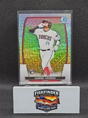 2023 Bowman - Gabriel Moreno #69 Chrome Mojo Refractor (RC) - Baseball Card Single