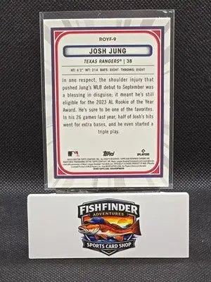 2023 Bowman - Rookie of the Year Favorites Josh Jung #ROYF-9 (RC) - Baseball Card Single