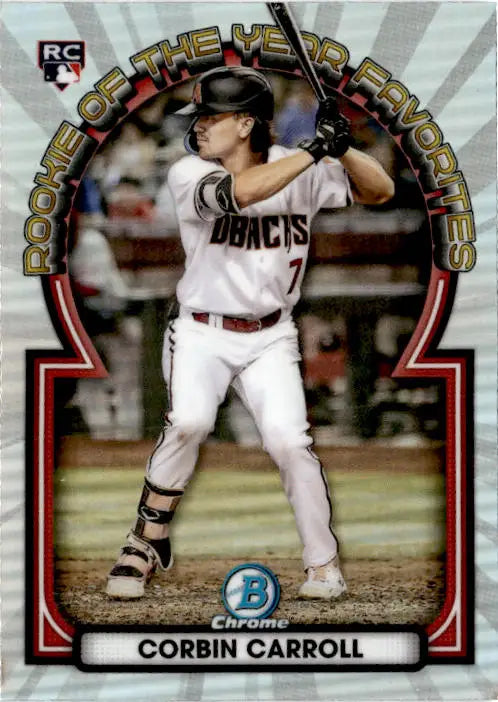 2023 Bowman #ROYF-1 Corbin Carroll Rookie of the Year Favorites - Baseball Card Single