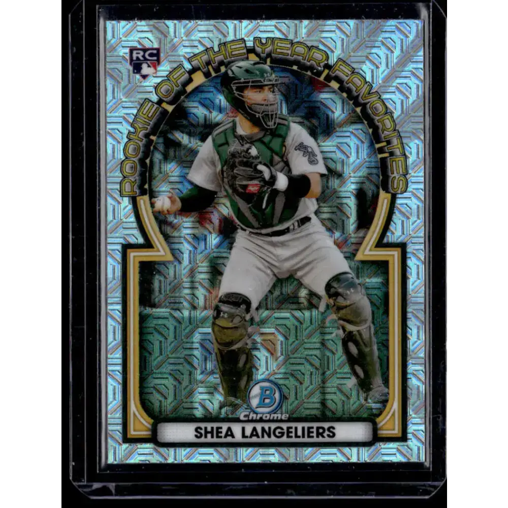 2023 Bowman #ROYF-10 Shea Langeliers Rookie of the Year Favorites Mega NM-MT - Baseball Card Single