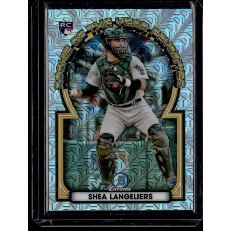 2023 Bowman #ROYF-10 Shea Langeliers Rookie of the Year Favorites Mega NM-MT - Baseball Card Single