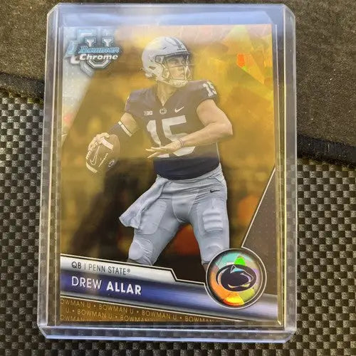 2023 Bowman U Sapphire Drew Allar Gold /50 - Baseball Card Single