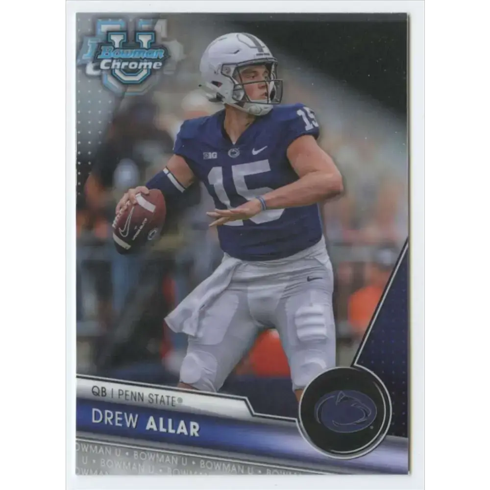 2023 Bowman University Chrome #113 Drew Allar NM-MT Penn State Nittany Lions Football Card - Football Card Single