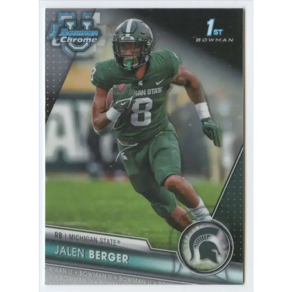 2023 Bowman University Chrome #121 Jalen Berger NM-MT Michigan State Spartans Football Card - Football Card Single