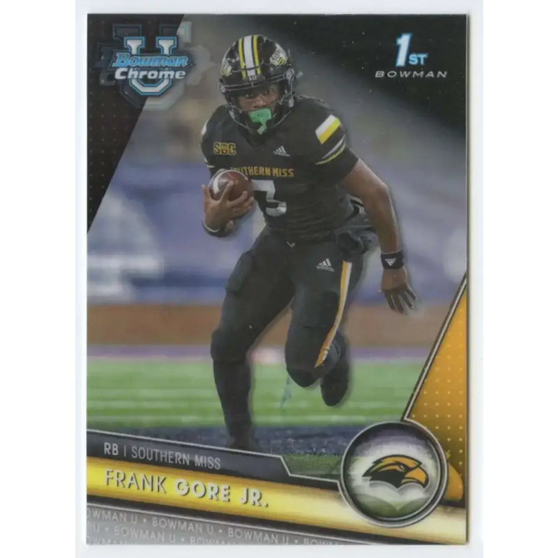 2023 Bowman University Chrome #137 Frank Gore Jr. NM-MT Southern Miss Golden Eagles Football Card - Football Card Single