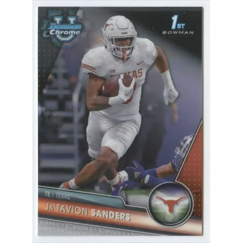 2023 Bowman University Chrome #158 Ja’Tavion Sanders NM-MT Texas Longhorns Football Card - Football Card Single
