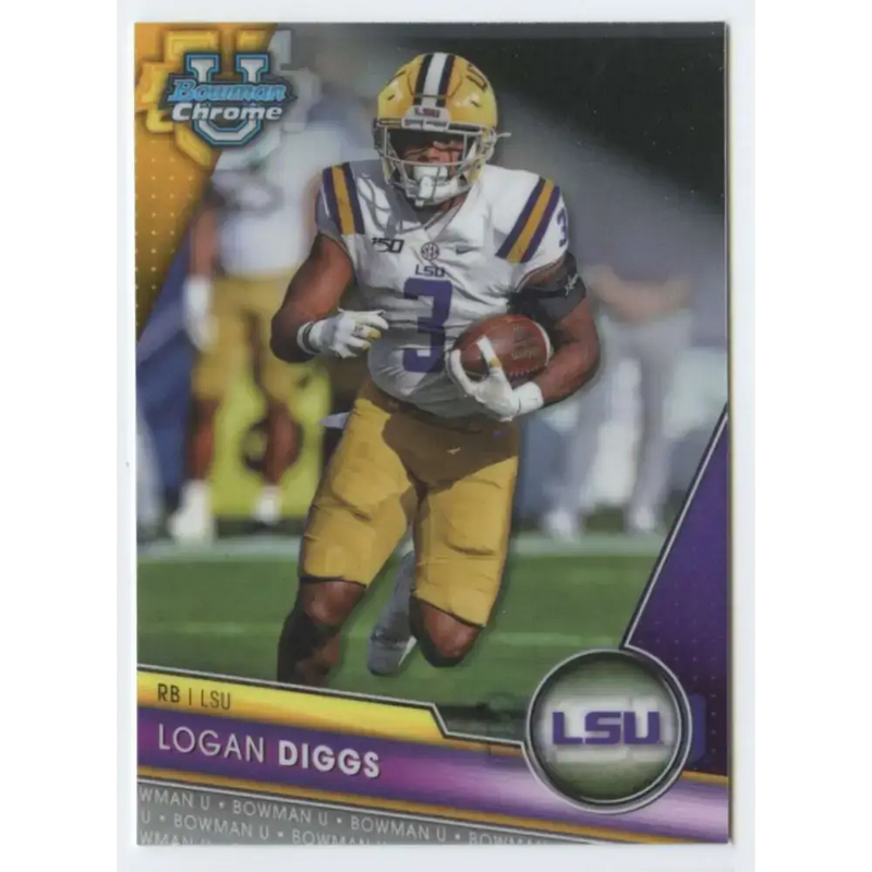 2023 Bowman University Chrome #161 Logan Diggs NM-MT LSU Tigers Football Card - Football Card Single