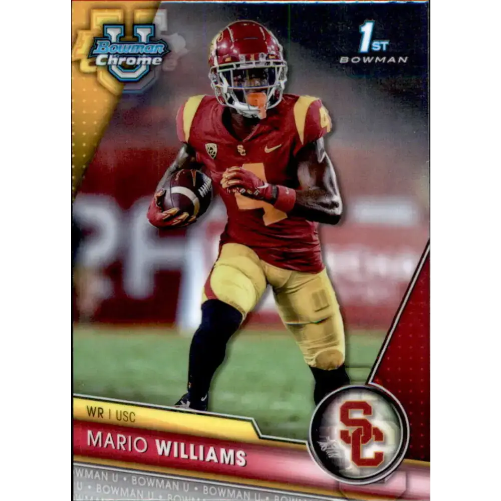 2023 Bowman University Chrome #184 Mario Williams NM-MT USC Trojans Football Card - Football Card Single