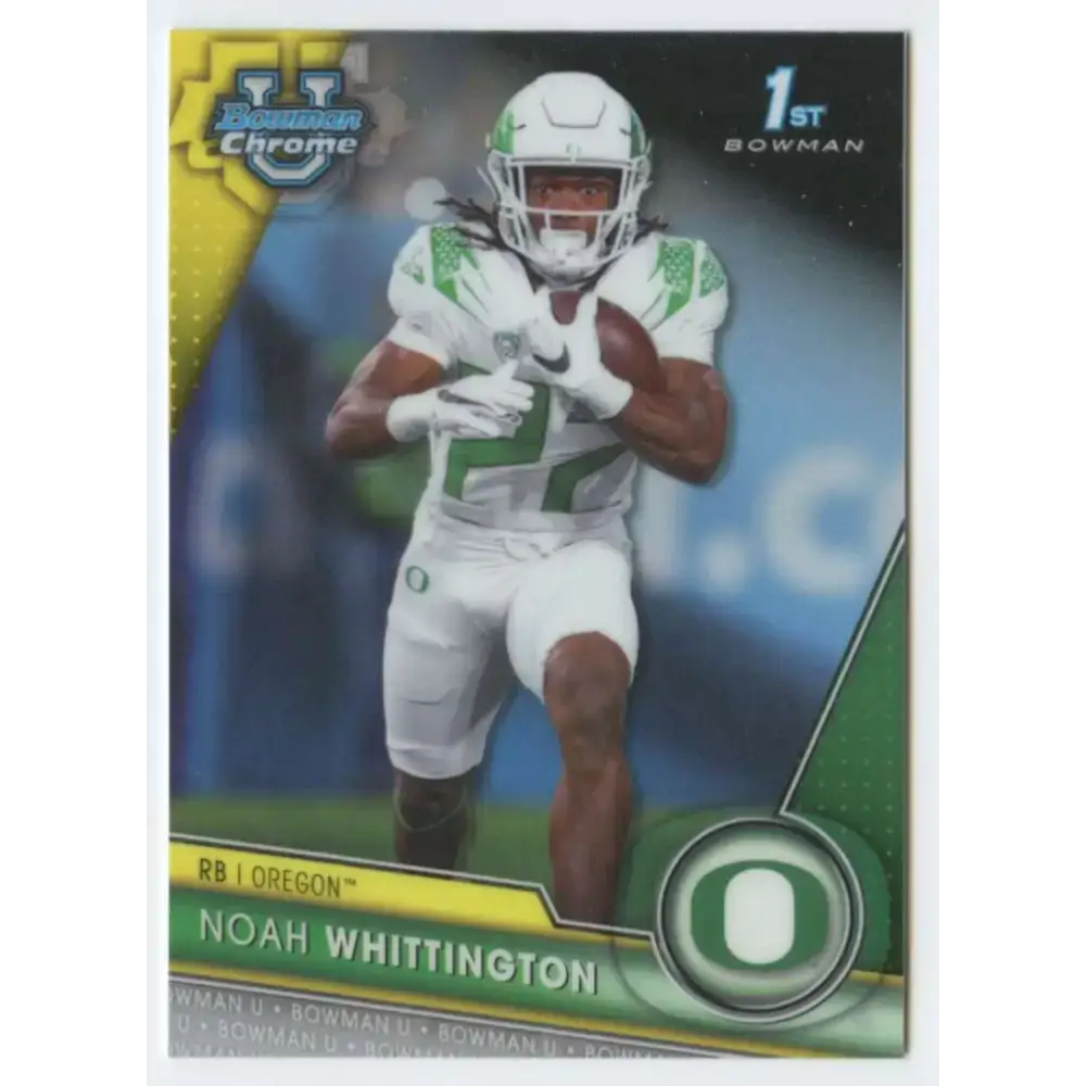 2023 Bowman University Chrome #187 Noah Whittington NM-MT Oregon Ducks Football Card - Football Card Single