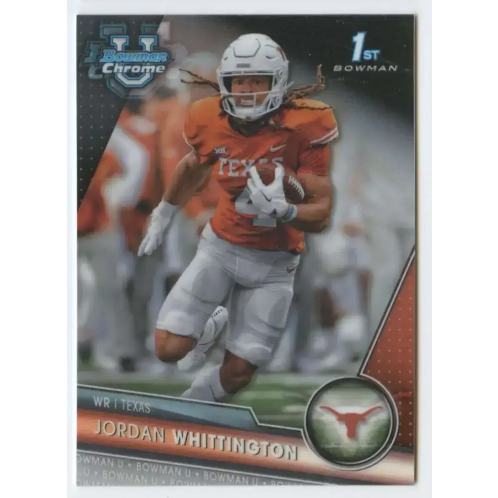 2023 Bowman University Chrome #192 Jordan Whittington NM-MT Texas Longhorns Football Card - Football Card Single