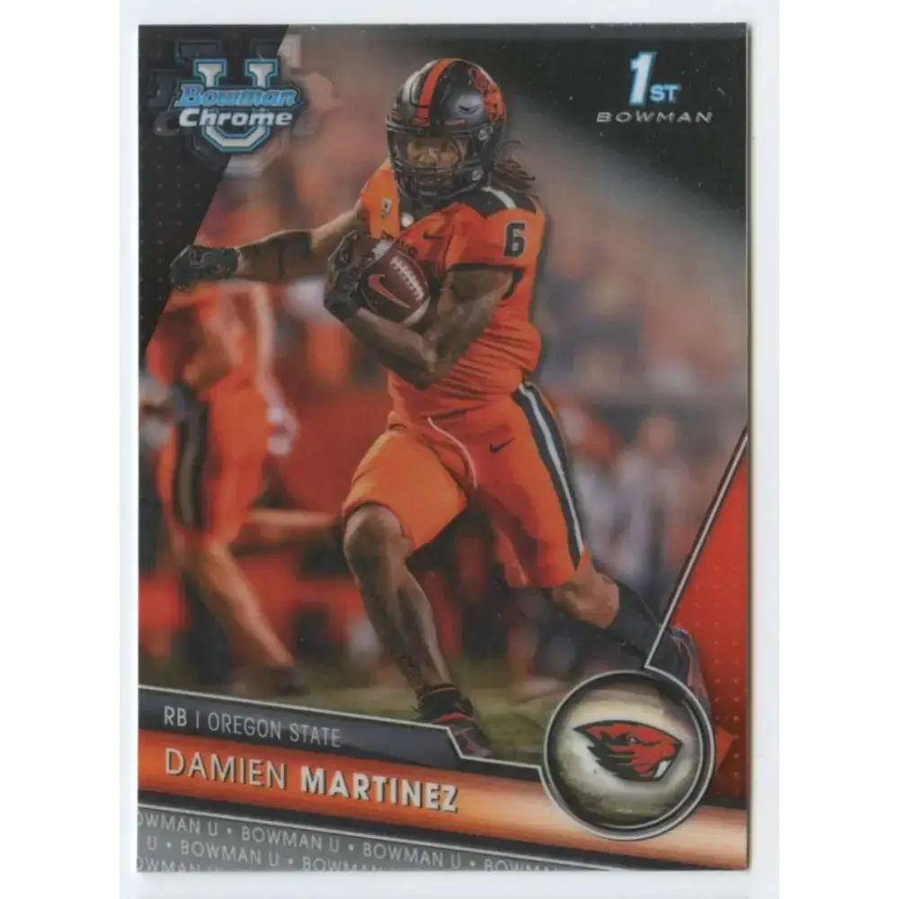 2023 Bowman University Chrome #193 Damien Martinez NM-MT Oregon State Beavers Football Card - Football Card Single