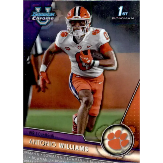 2023 Bowman University Chrome #29 Antonio Williams NM-MT Clemson Tigers Football Card - Football Card Single