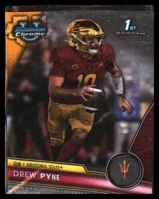 2023 Bowman University Chrome #37 Drew Pyne - Football Card Single