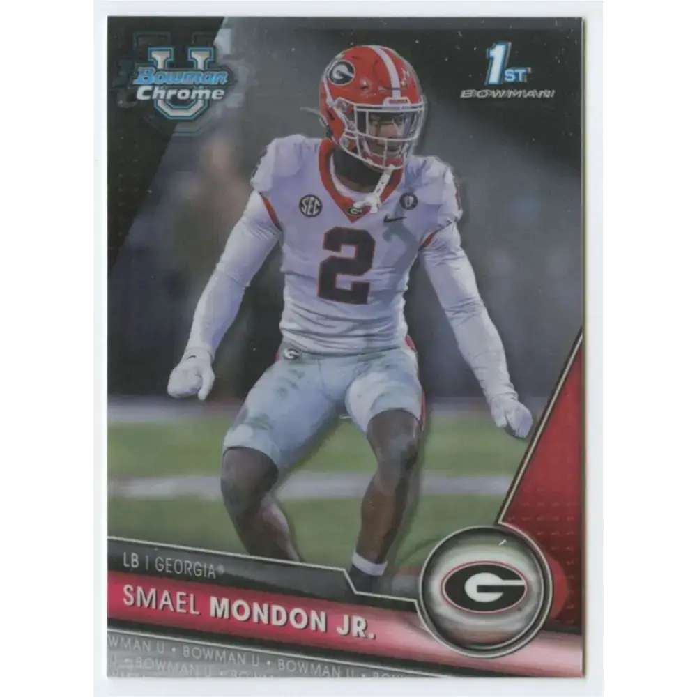 2023 Bowman University Chrome #57 Smael Mondon Jr. NM-MT Georgia Bulldogs Football Card - Football Card Single