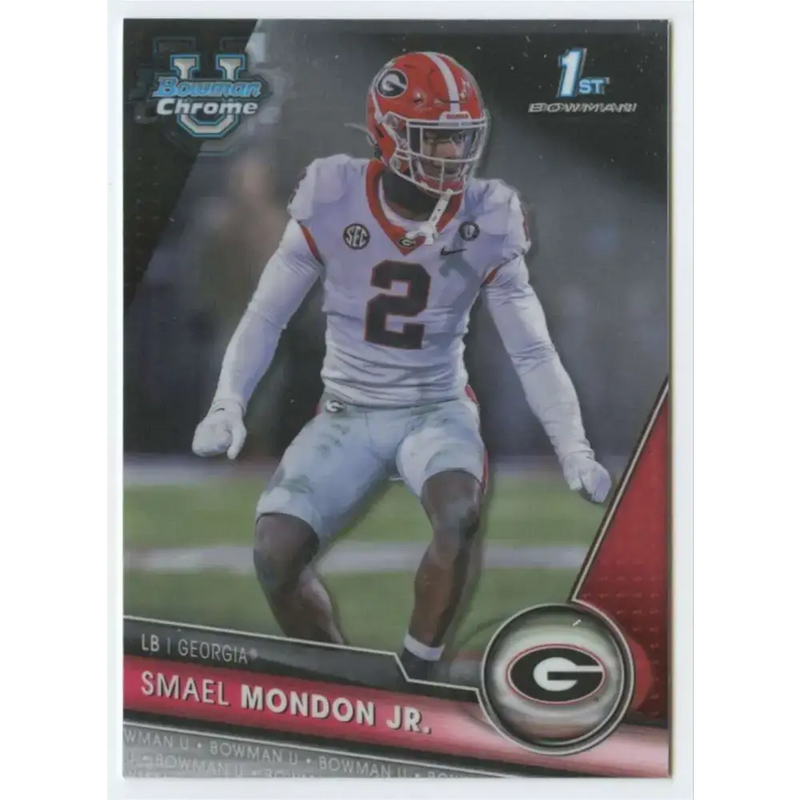 2023 Bowman University Chrome #57 Smael Mondon Jr. NM-MT Georgia Bulldogs Football Card - Football Card Single
