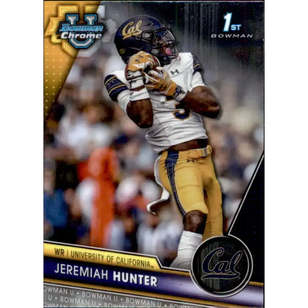 2023 Bowman University Chrome #69 Jeremiah Hunter NM-MT California Golden Bears Football Card - Football Card Single