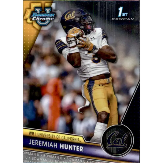 2023 Bowman University Chrome #69 Jeremiah Hunter NM-MT California Golden Bears Football Card - Football Card Single
