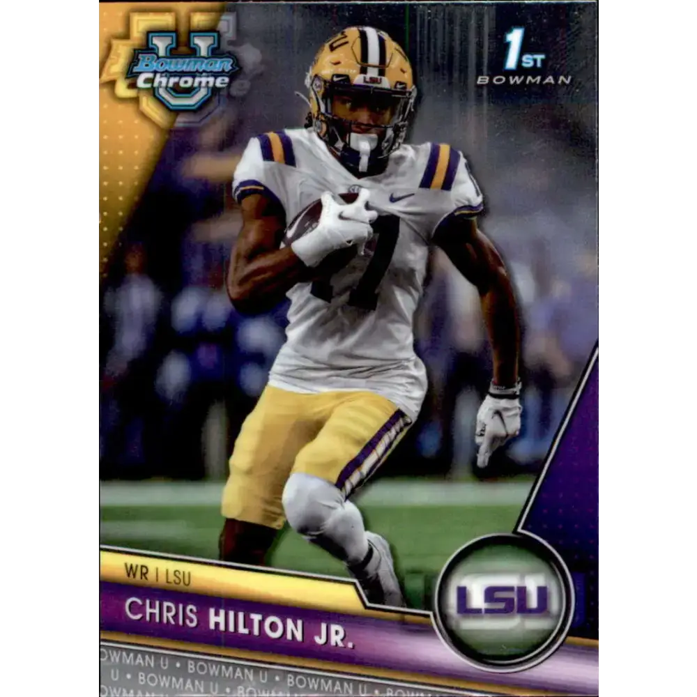 2023 Bowman University Chrome #95 Chris Hilton Jr. NM-MT LSU Tigers Football Card - Football Card Single