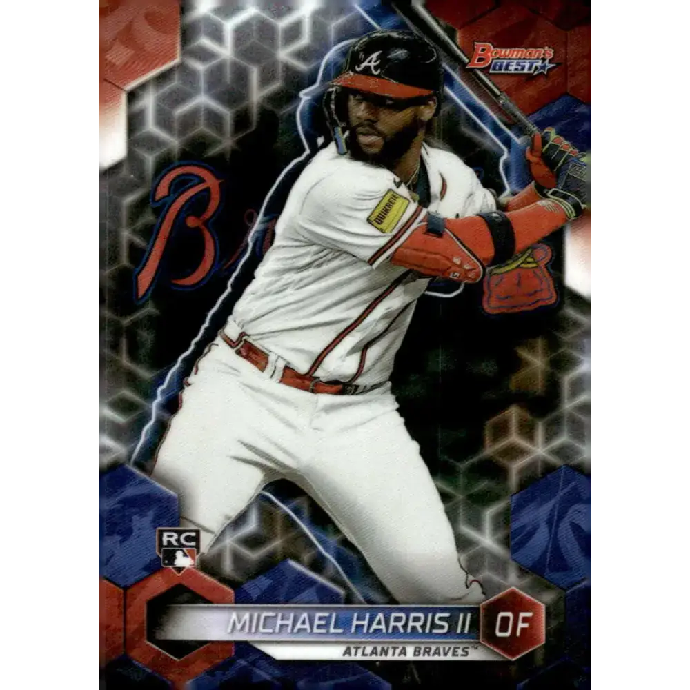 2023 Bowman’s Best #27 Michael Harris II NM-MT RC Rookie Atlanta Braves Baseball Card - Baseball Card Single