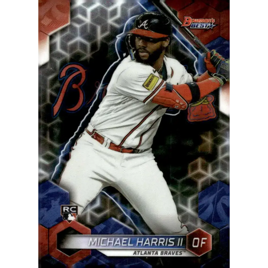 2023 Bowman’s Best #27 Michael Harris II NM-MT RC Rookie Atlanta Braves Baseball Card - Baseball Card Single