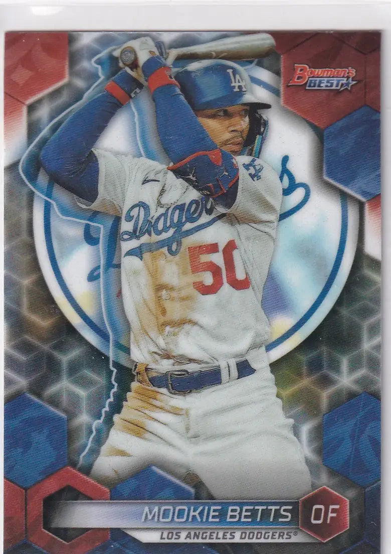 2023 BOWMANS BEST #52 MOOKIE BETTS- LOS ANGELES DODGERS - Baseball Card Single