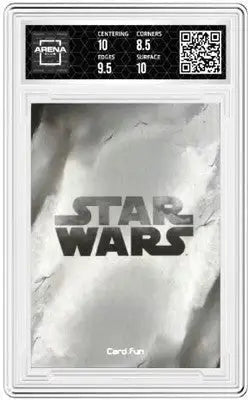 A graded Star Wars trading card from 2023 Card Fun Star Wars Global Art Sandtrooper #FSW01-037 Arena Club
