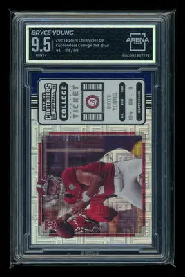 2023 Chronicles Draft Picks Contenders Ticket Blue Bryce Young 84/99 AC 9.5 - Football Card Single