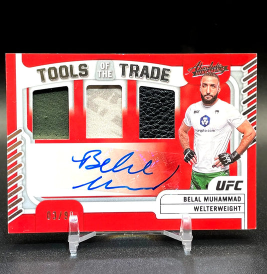 2023 Chronicles UFC Absolute Tools of the Trade Belal Muhammad Auto /99