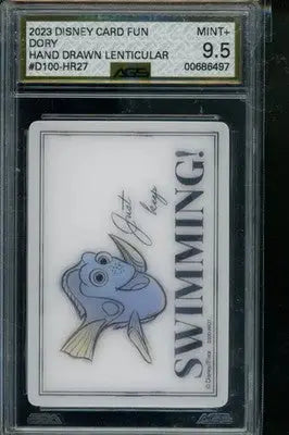 2023 Disney Card Fun Dory Lenticular #D100-HR27 AGS 9.5 - Disney Card Single