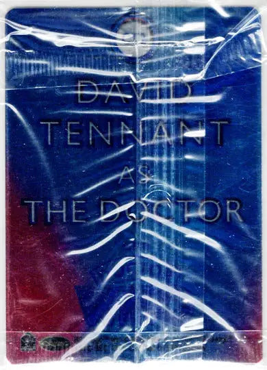 David Tennant as The Doctor trading card in 2023 Doctor Who Series 1-4 metal case topper