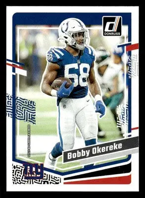 2023 Donruss #124 Bobby Okereke - Football Card Single