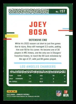 2023 Donruss #157 Joey Bosa - Football Card Single