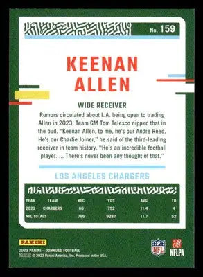 2023 Donruss #159 Keenan Allen - Football Card Single