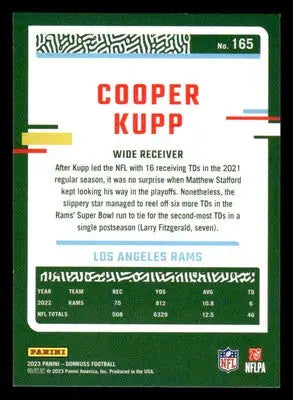 2023 Donruss #165 Cooper Kupp - Football Card Single