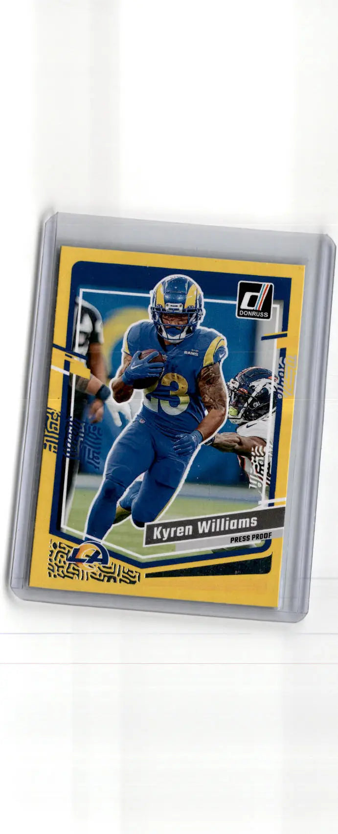 2023 Donruss #167 Kyren Williams Press Proof Yellow - Football Card Single