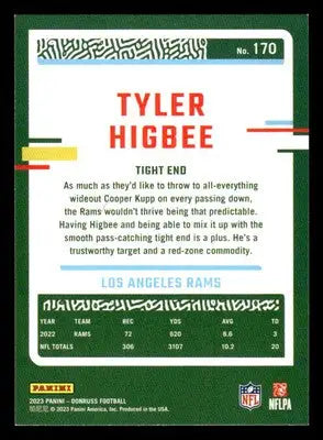 2023 Donruss #170 Tyler Higbee - Football Card Single