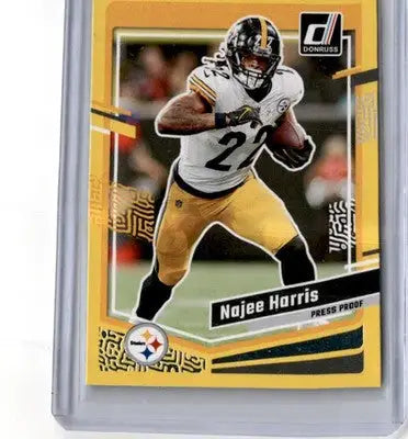 2023 Donruss #252 Najee Harris Press Proof Yellow - Football Card Single